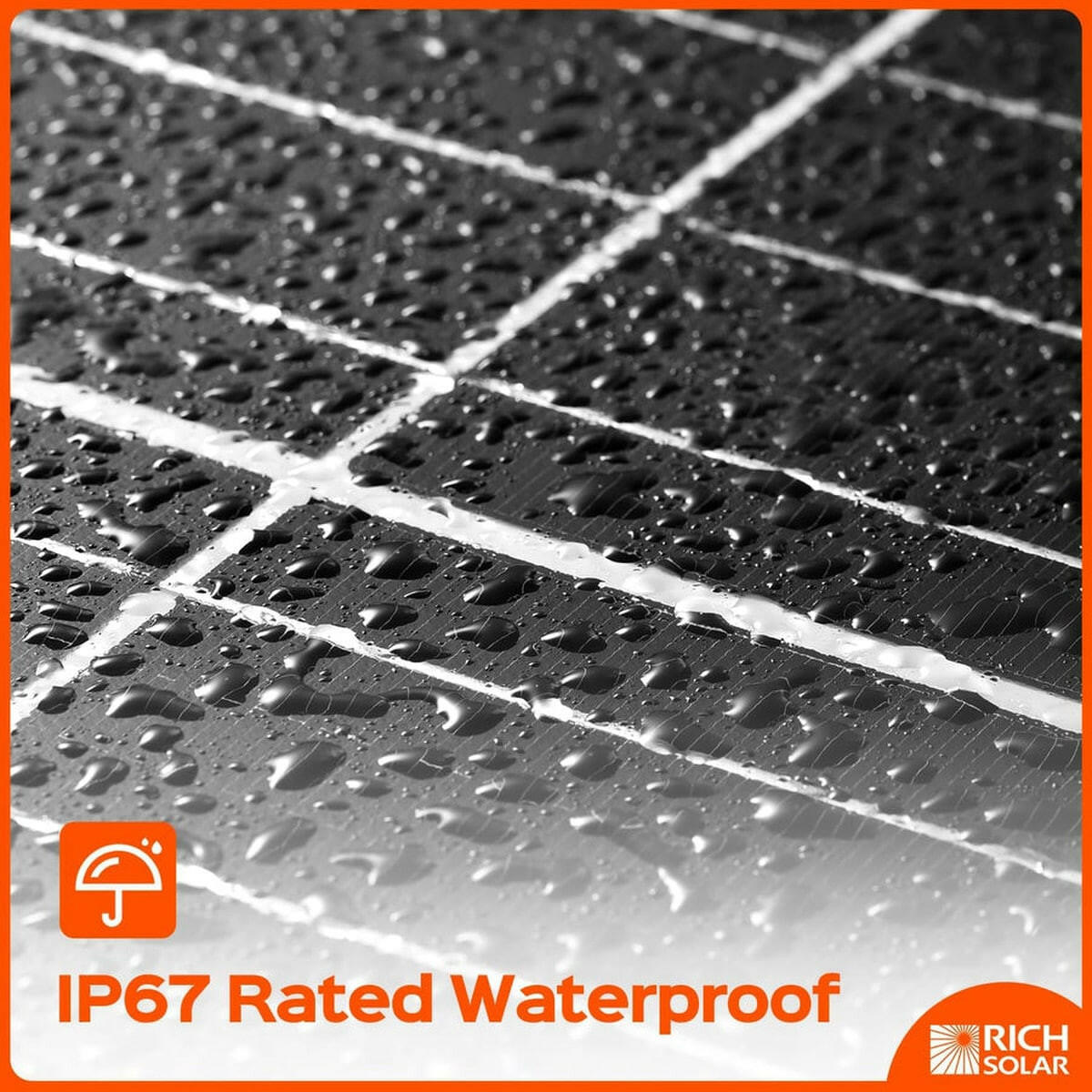Rich Solar MEGA 100 FLEX | 100 Watt Monocrystalline Solar Panel | Best 12V Flexible Panel for VAN RVs and Off-Grid | High Efficiency.