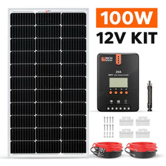 Rich Solar 100 Watt Solar Kit.