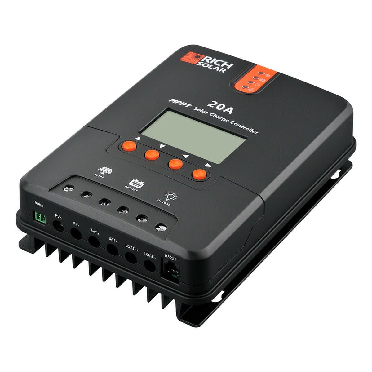 Rich Solar 20 Amp MPPT Solar Charge Controller.