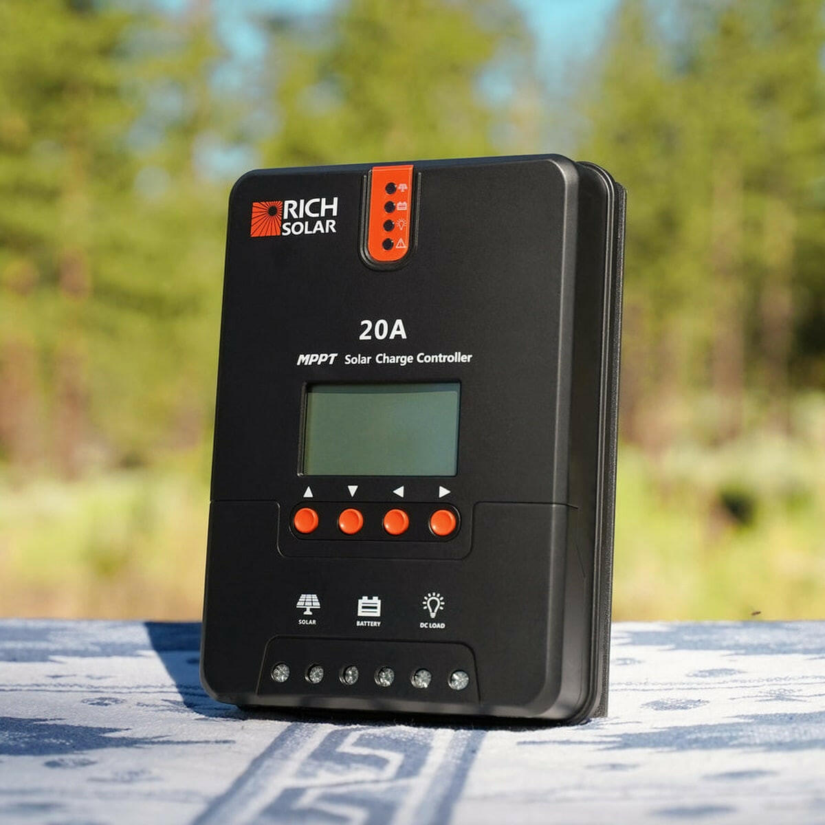 Rich Solar 20 Amp MPPT Solar Charge Controller.