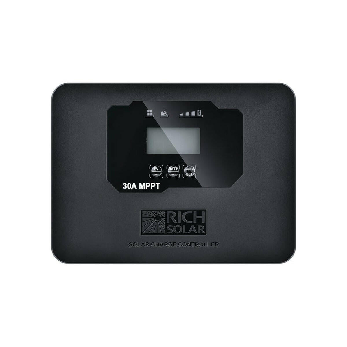 Rich Solar 30 Amp MPPT Flush Mount Solar Charge Controller.