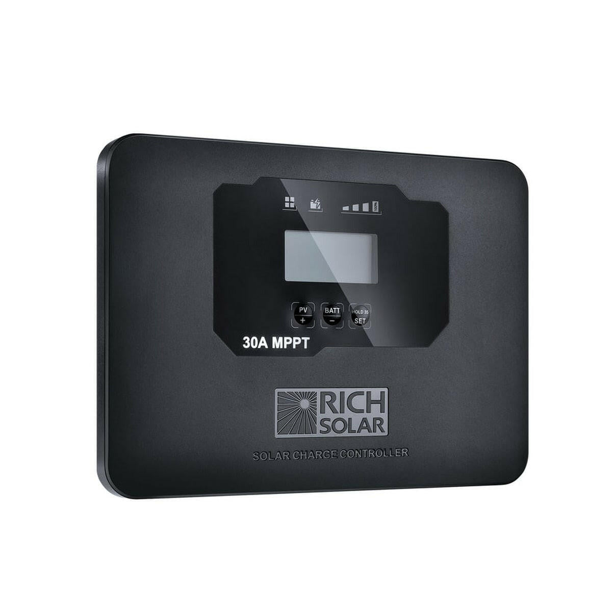 Rich Solar 30 Amp MPPT Flush Mount Solar Charge Controller.