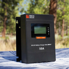 Rich Solar 50 A DC to DC Lithium Battery Alternator Charger with MPPT.
