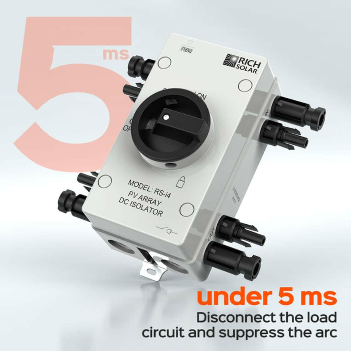 Rich Solar | Solar PV DC Quick Disconnect Switch 1500V 55 Amps.