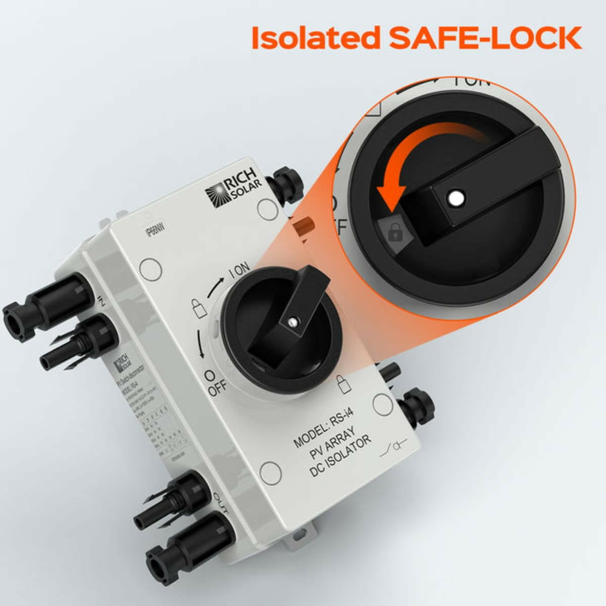 Rich Solar | Solar PV DC Quick Disconnect Switch 1500V 55 Amps.