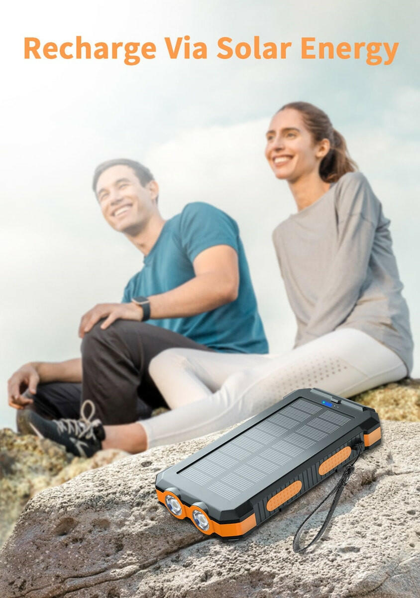 Durecopow 30000 mAh Solar Charger.