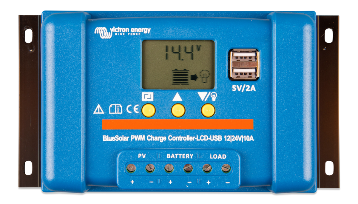Victron Energy BlueSolar PWM-LCD&USB 12/24V-20A.