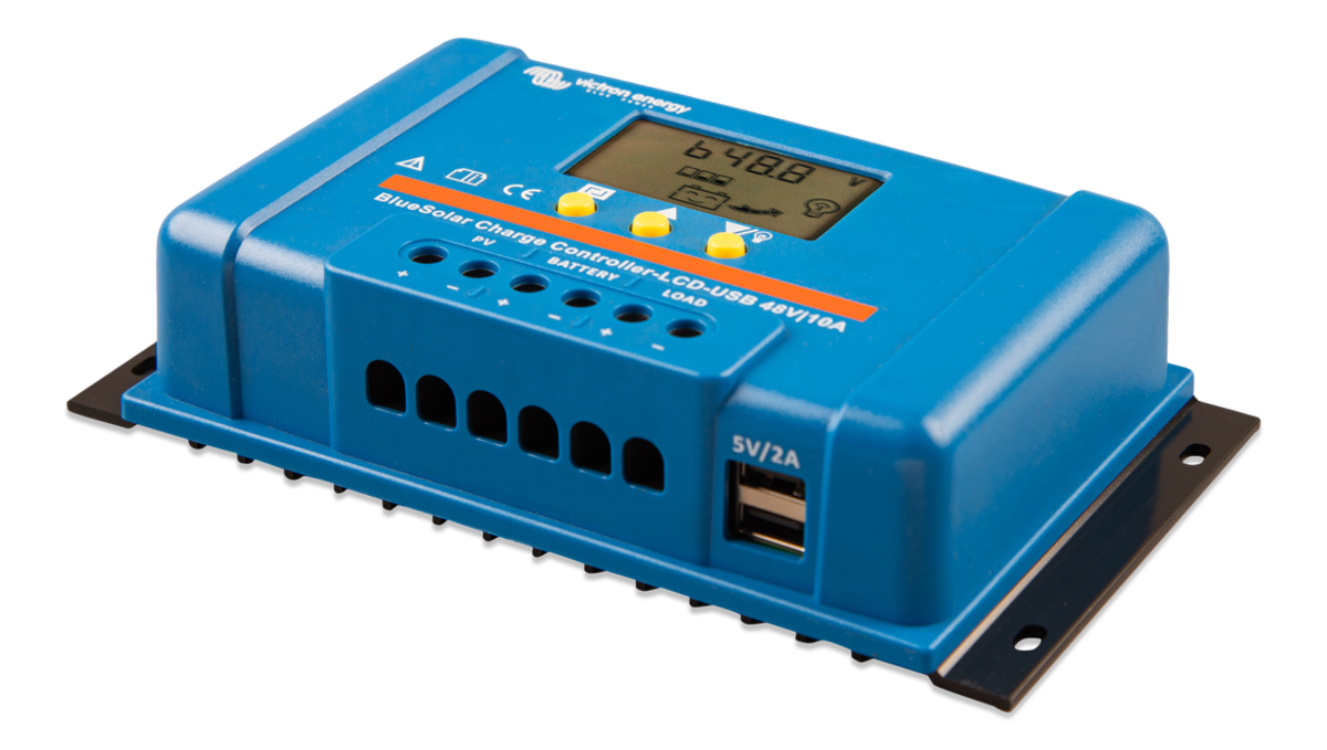 Victron Energy BlueSolar PWM-LCD&USB 48V-10A.