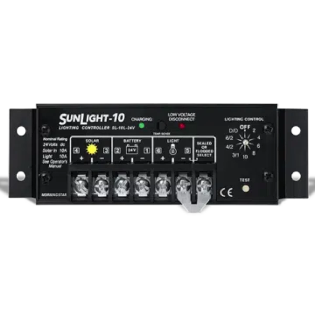 Morningstar SunLight SL-10L-12V PWM Charge Controller.