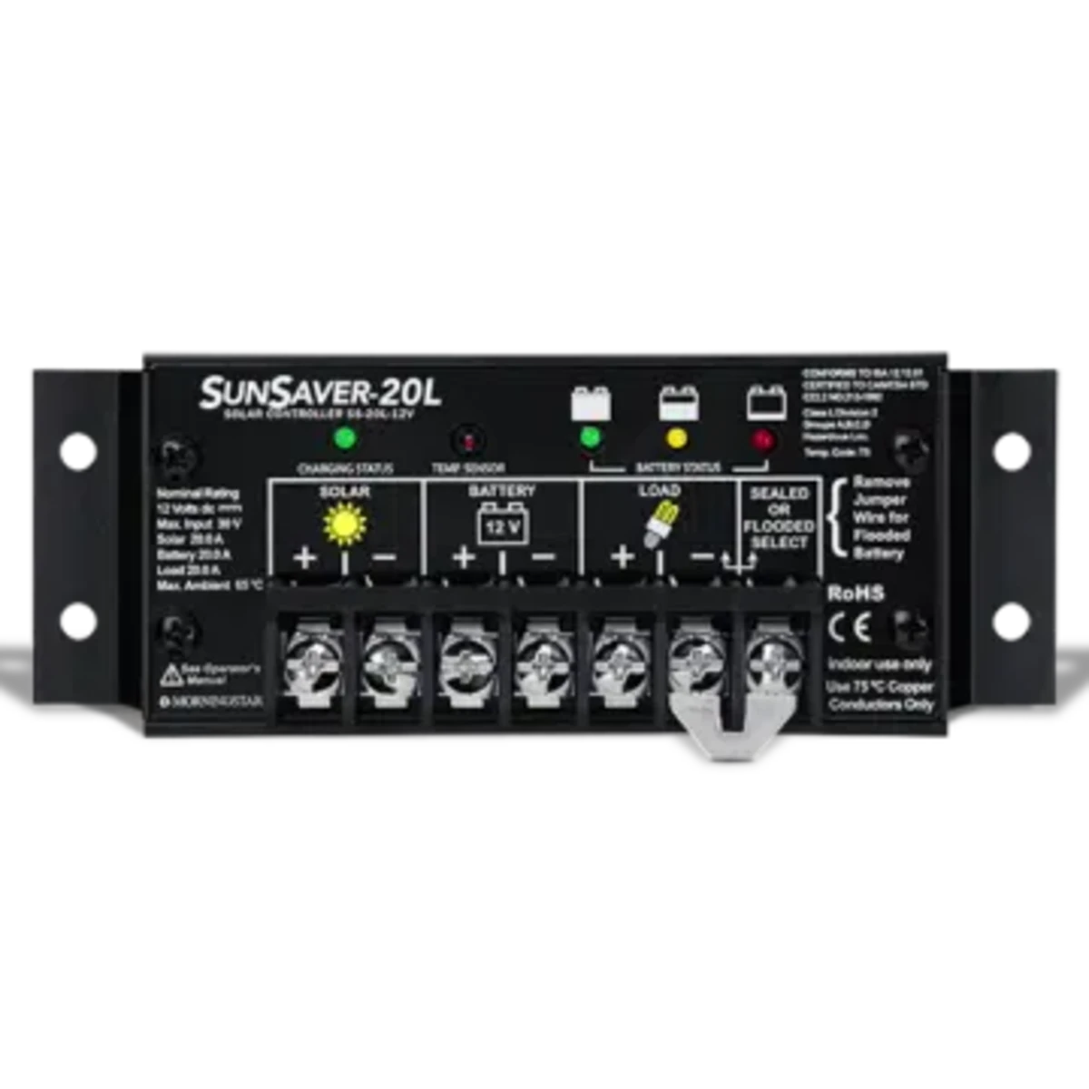 Morningstar SunSaver SS-10L-12V PWM Charge Controller.