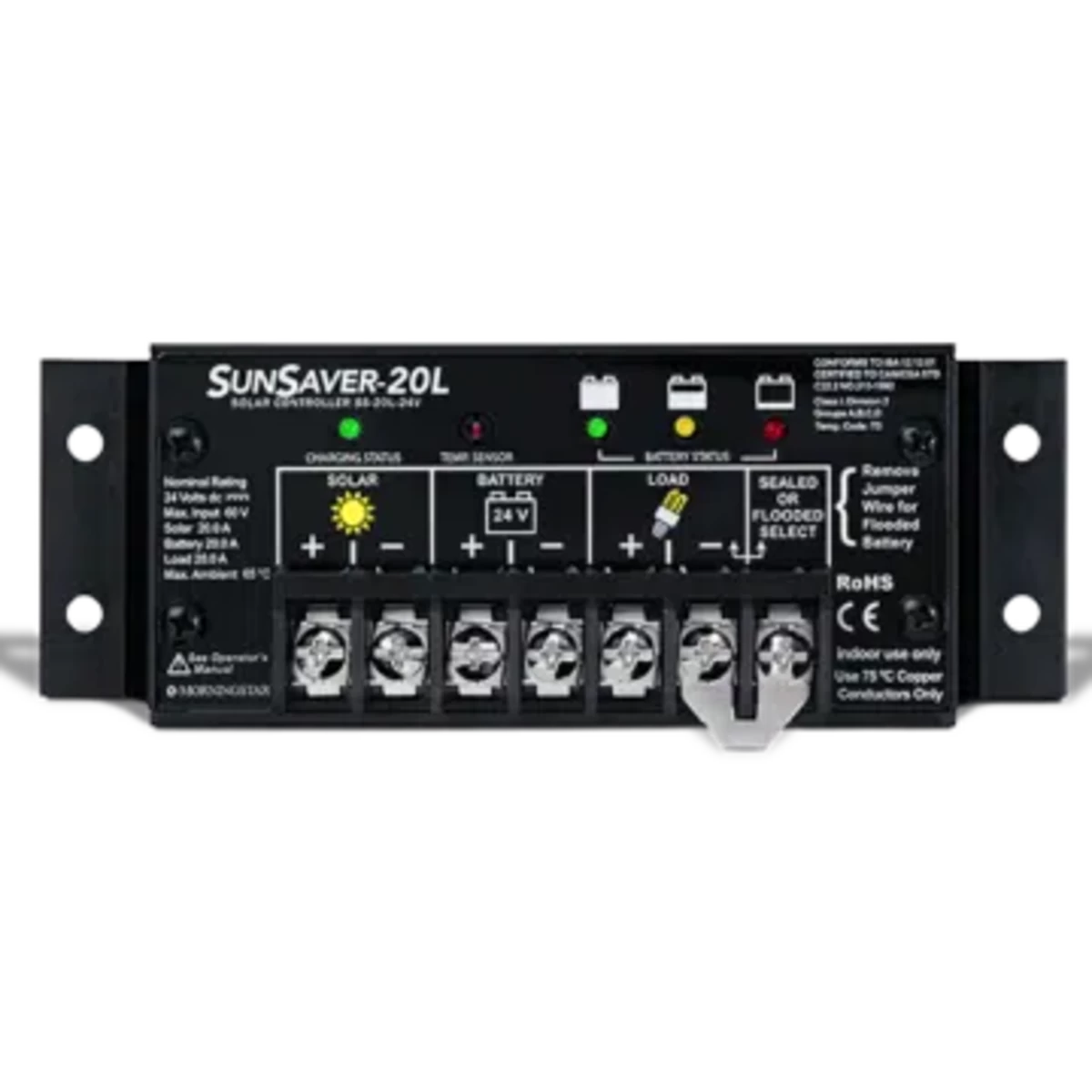 Morningstar SunSaver SS-6L-12V PWM Charge Controller.