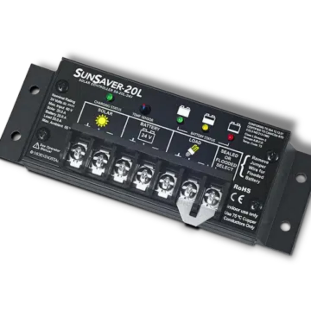 Morningstar SunSaver SS-6L-12V PWM Charge Controller.