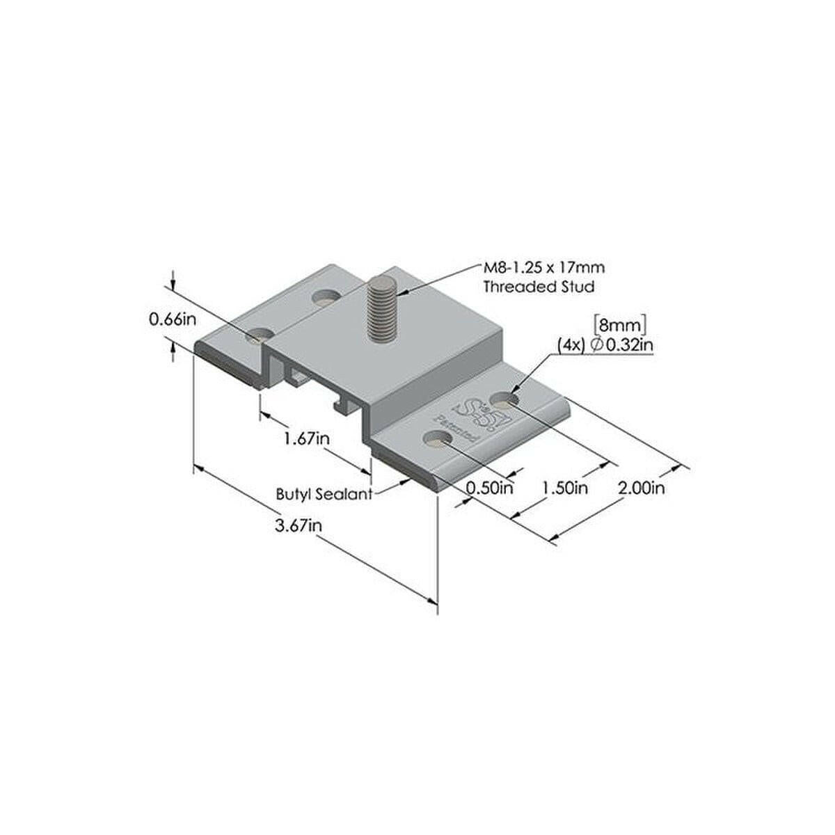 S-5 Solarfoot Clamp.