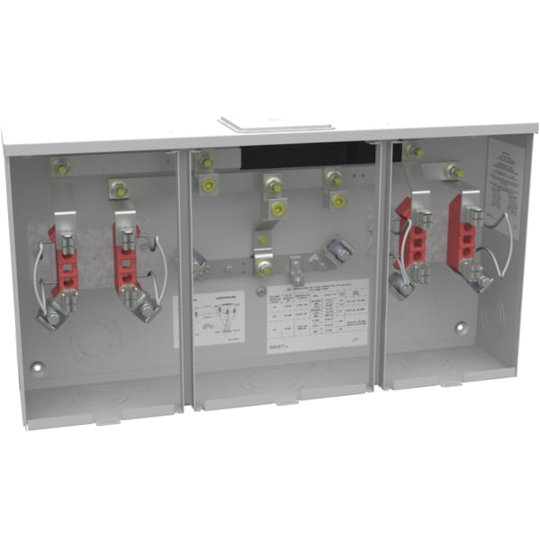 U1252-X-K1 - 4 Term RNGLS LRG CLS PLT 2 Pos SGL Conn 6-350KCMIL 200 Amp