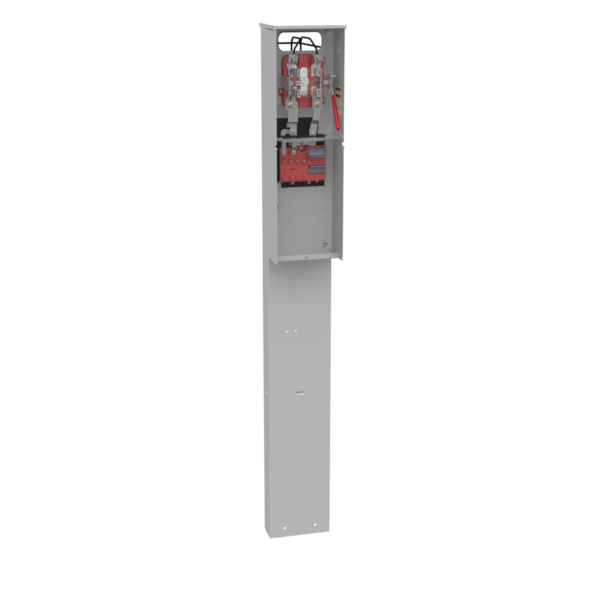 U5949-O-5T9-CDOT - 5 Term RNGLS Plain Top LVR Byps 1 MN BRKR Prov 5TH Term 9 Oclock Pos SGL Ped Dir Bury W-1-200 Amp MN T-Fuse Pullout CO Dot