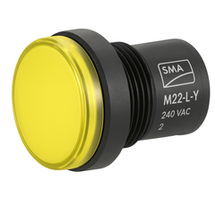 SMA 20-06797 – Indicator Light M22-L-Y Flat Yellow