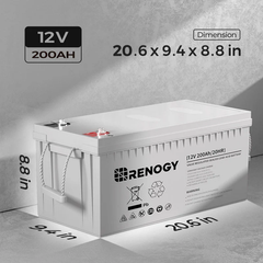 AGM 12V 200Ah Deep Cycle Battery