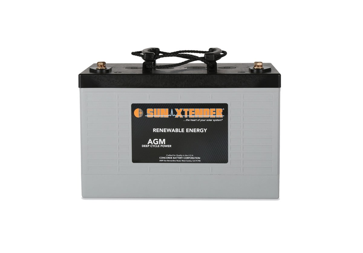 Sun Xtender, PVX-1080T, 12V, AGM Deep Cycle Solar Battery.