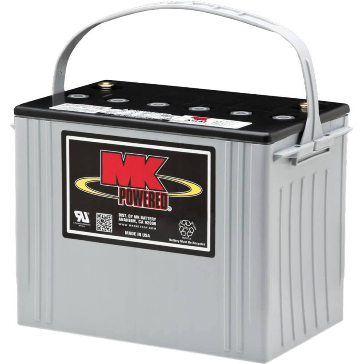 MK Power 8A24 HEI, 12V, 91AH, Value-Regulated, Absorbed Glass Mat Technology.