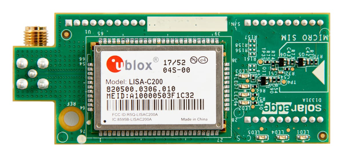 SolarEdge CELL-B-R05-US-S-S4 Commercial Cellular Plug-In.