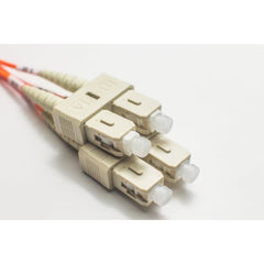OM2 SC-SC Duplex Fiber Patch Cable – 50/125 µm Multimode