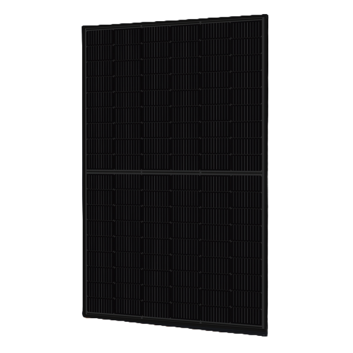 Talesun 415W Half-Cut Mono PERC Bifacial Solar Module – Black Frame, Transparent Backsheet